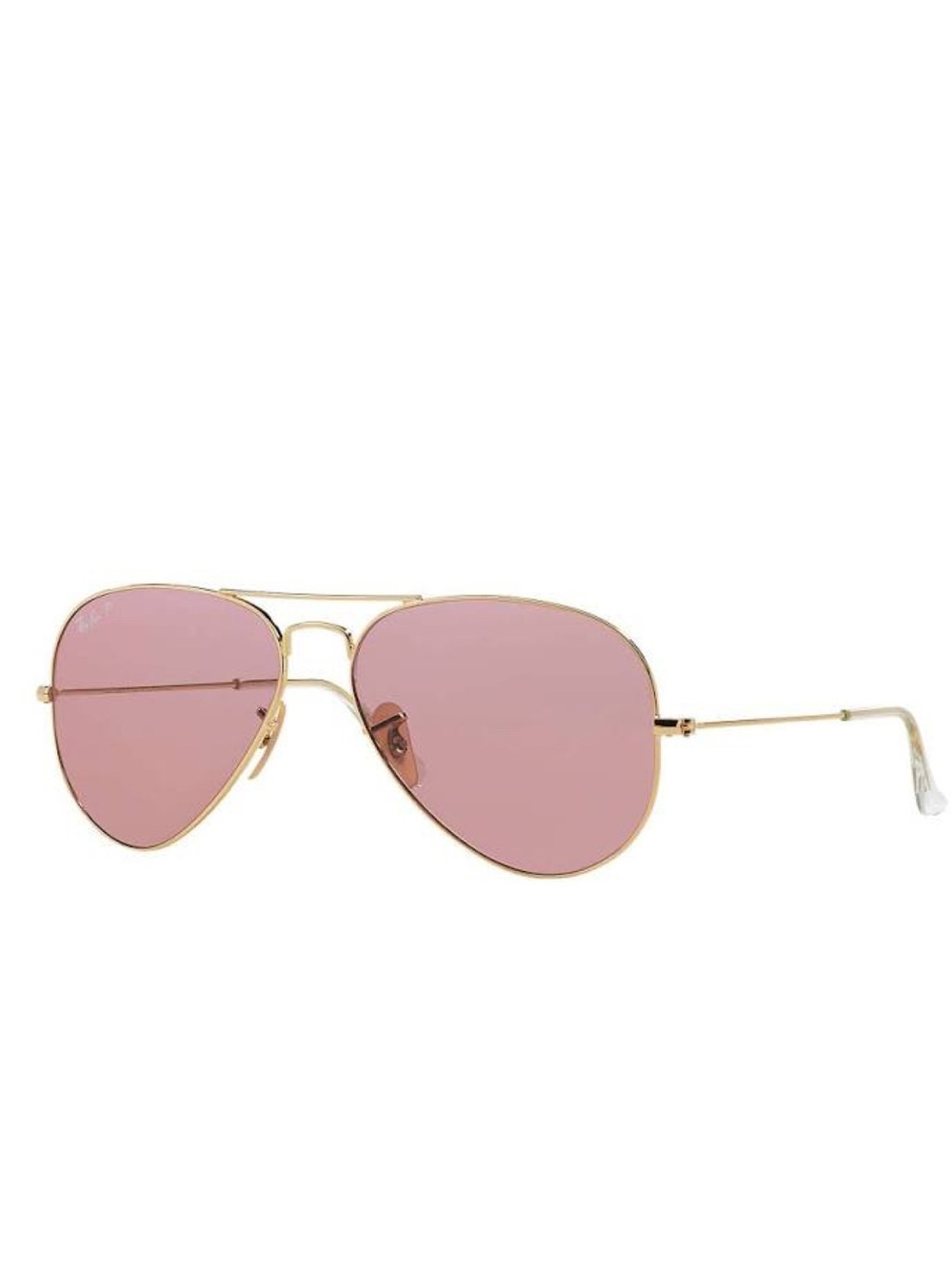 Ray-Ban Polarized RB 3025 Pink Lenses Sunglasses Ray Bans Raybans Large Aviator